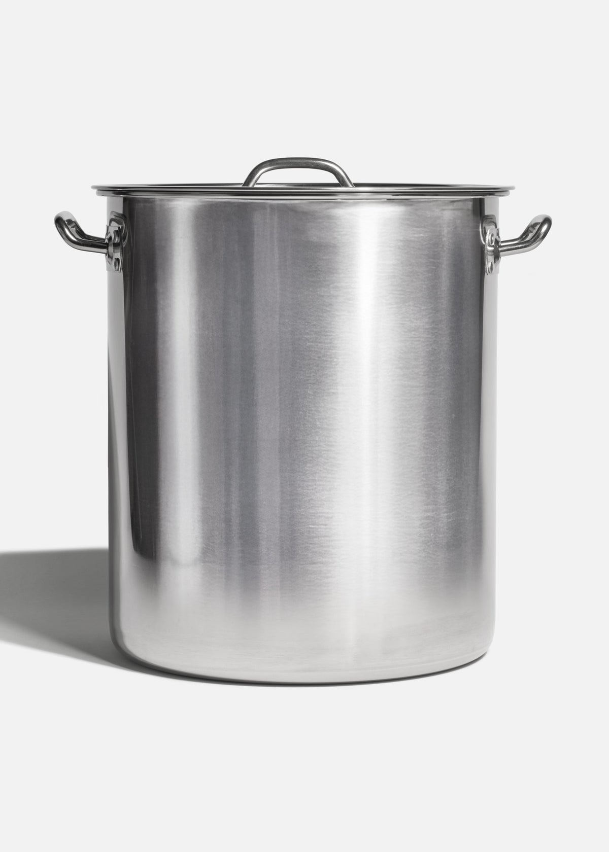 Olla de acero inoxidable plata 201 con tapa 34 L — imagen de producto