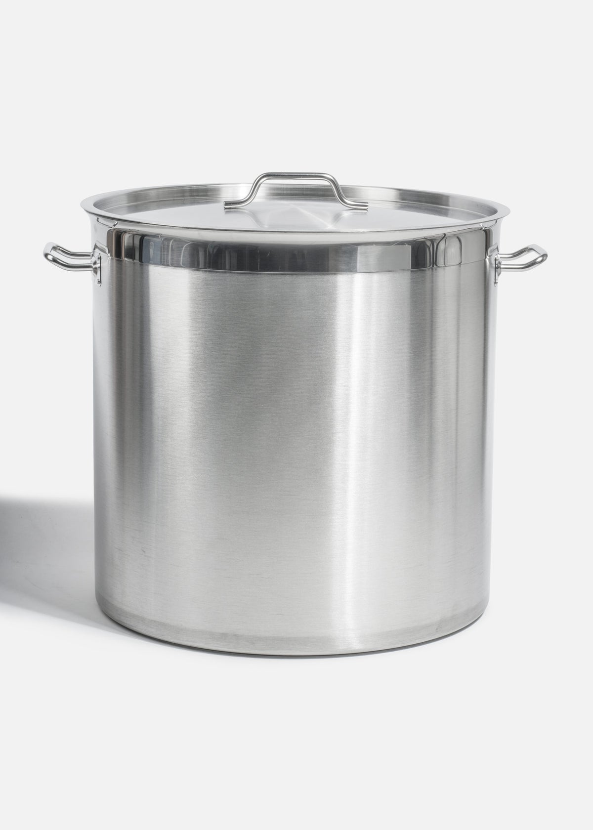 Olla de acero inoxidable quirúrgico NSF plata con tapa 100 L — imagen de producto