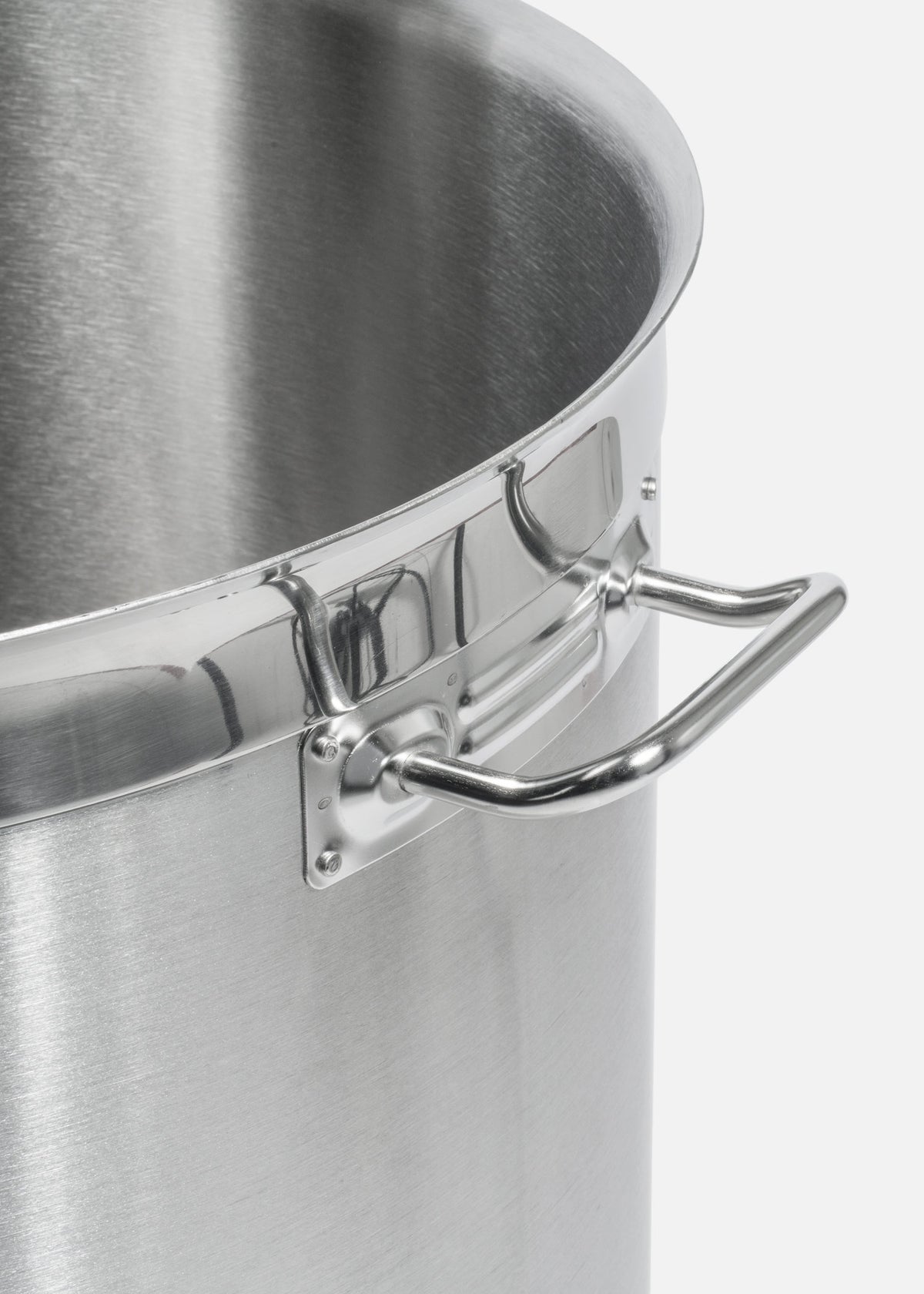 Olla de acero inoxidable quirúrgico NSF plata con tapa 100 L — imagen de producto