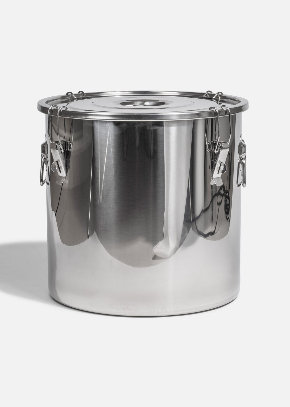 Olla de acero inoxidable 201 plata con sello hermético de clip 50 L — imagen de producto