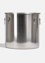 Olla de acero inoxidable 201 plata con sello hermético de clip NSF 98 L — imagen de producto