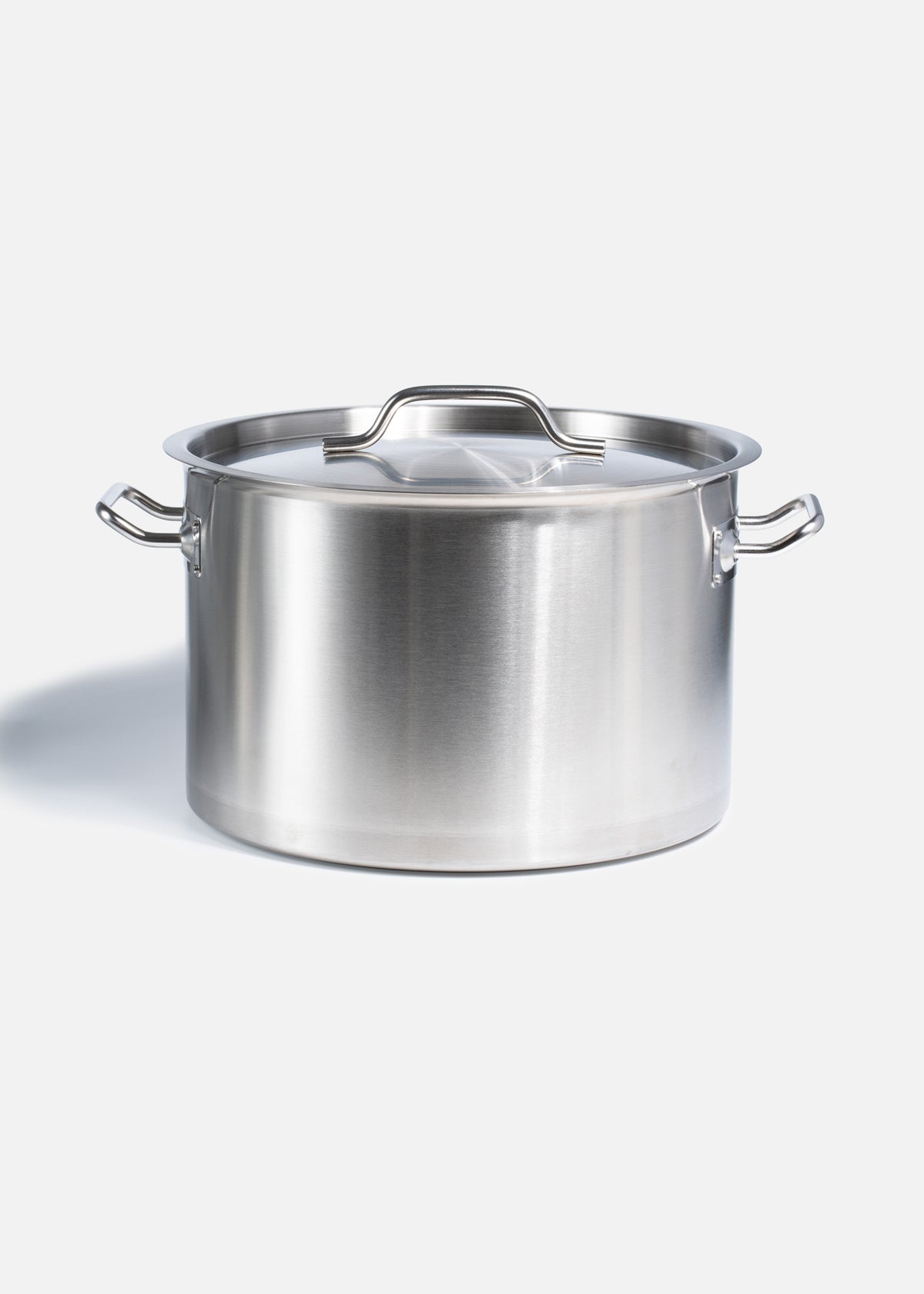 Olla para cocción de pasta con tapa de acero inoxidable quirúrgico plata 25 L. Premium — imagen de producto