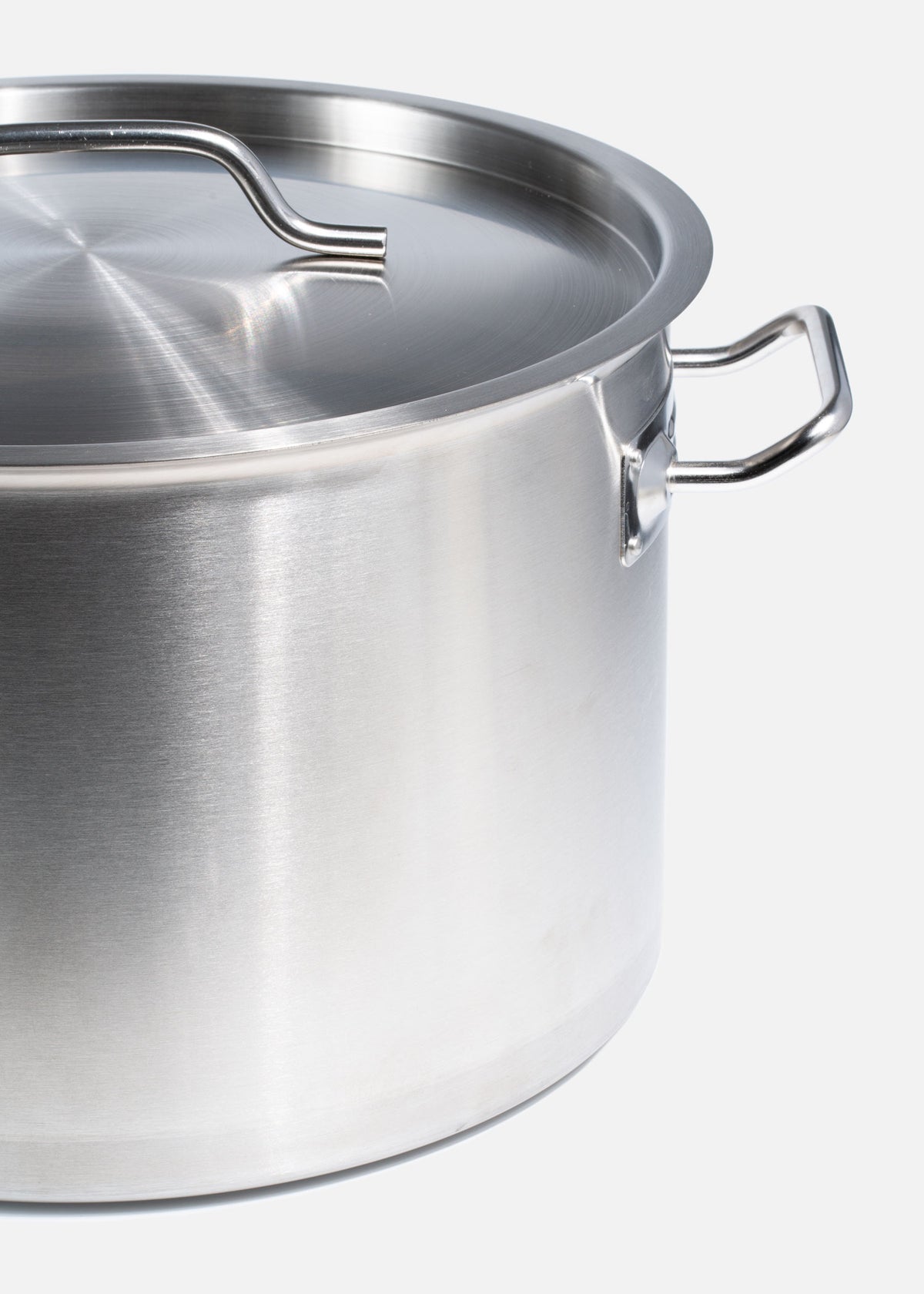 Olla para cocción de pasta con tapa de acero inoxidable quirúrgico plata 25 L. Premium — imagen de producto