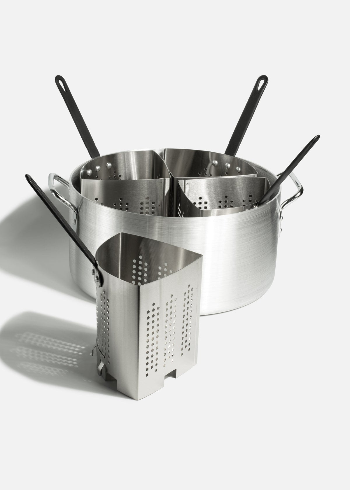 Olla para pasta de aluminio grado alimenticio plata 5 pz 18 L — imagen de producto