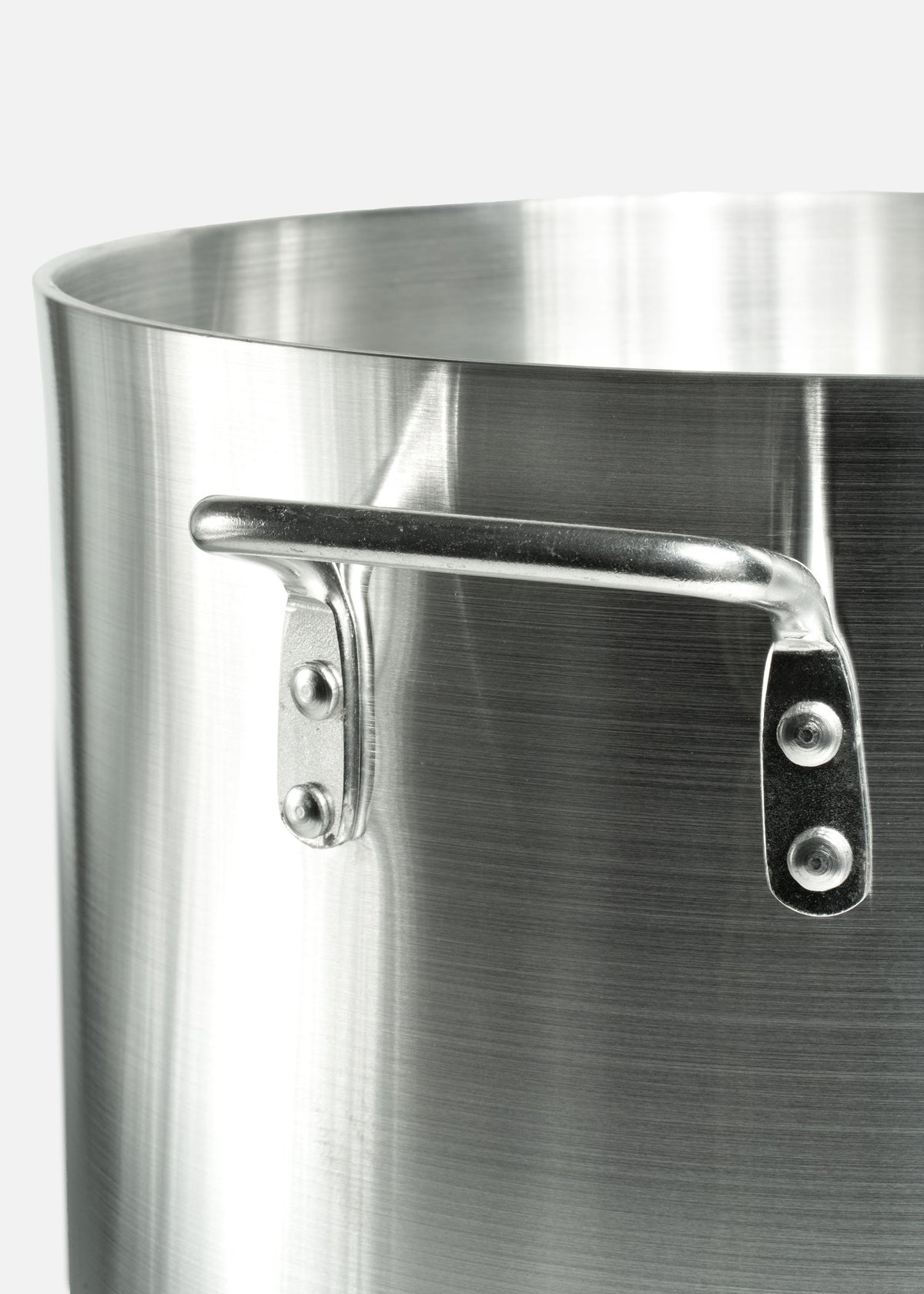 Olla de aluminio grado alimenticio con tapa triple fuerte plata Alum Pot 32 L — imagen de producto