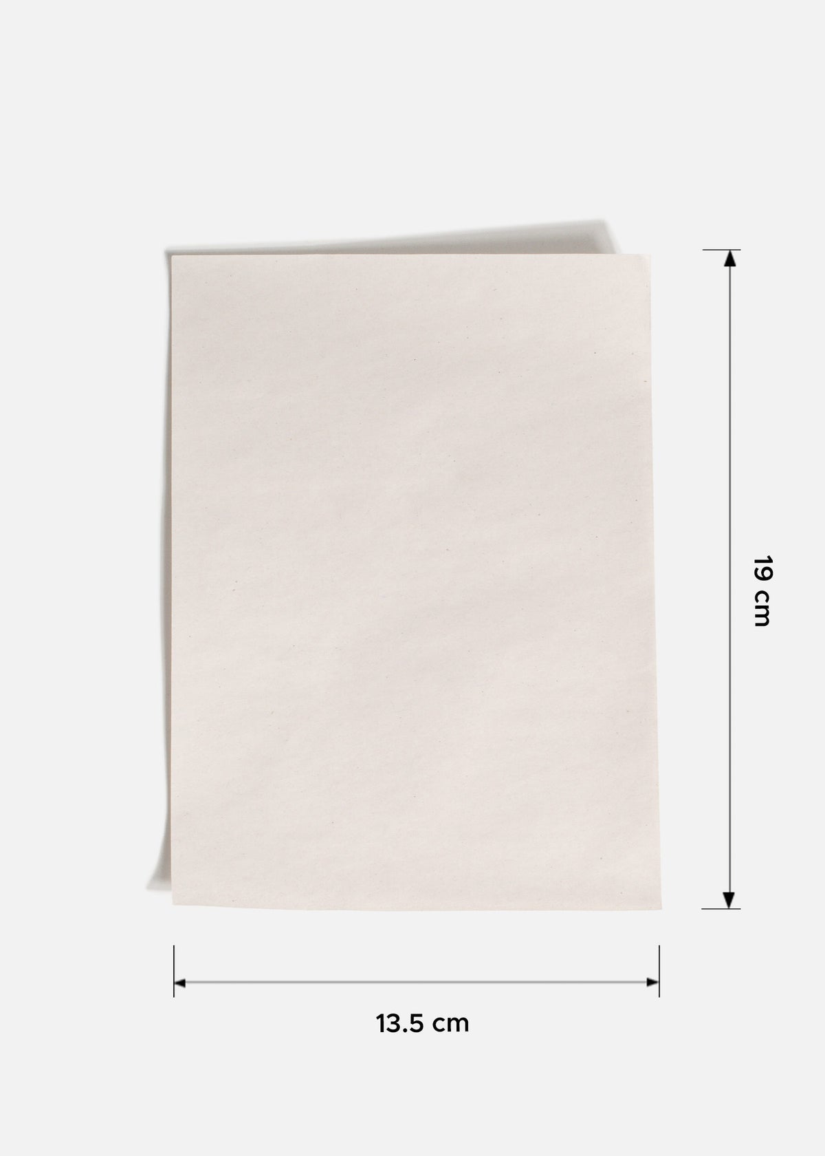 Papel encerado gris grado alimenticio para tacos 13.5x19 cm. Paquete de 5 kg — imagen de producto