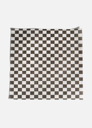 Papel encerado de cuadro grado alimenticio negro con banco 30.5x30.5 cm — imagen de producto