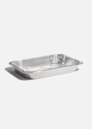 Pavera rectangular de aluminio plata 41x30x6 cm — imagen de producto