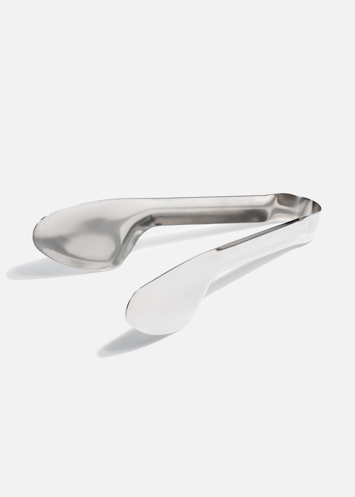 Pinza lisa de acero inoxidable plata 26 cm 18/10. Premium — imagen de producto