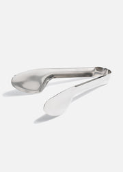 Pinza lisa de acero inoxidable plata 26 cm 18/10. Premium — imagen de producto
