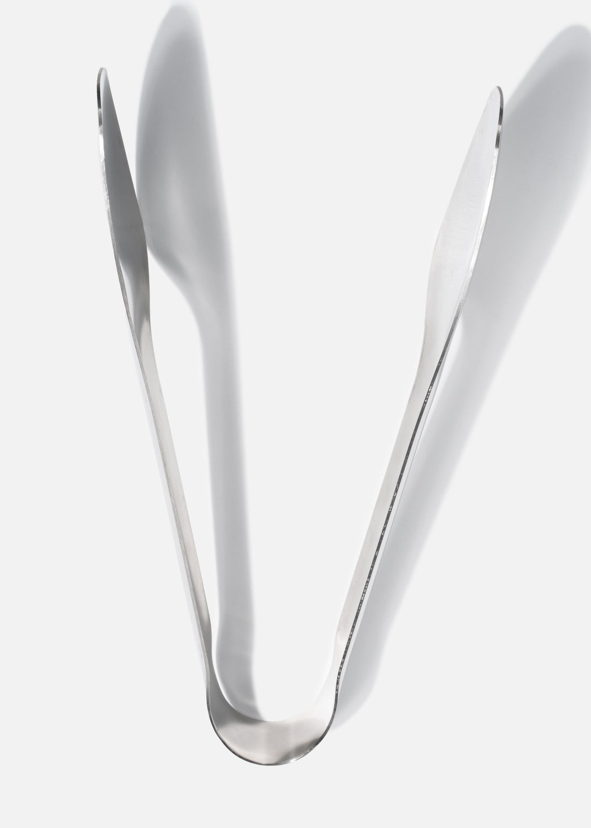Pinza lisa de acero inoxidable plata 26 cm 18/10. Premium — imagen de producto