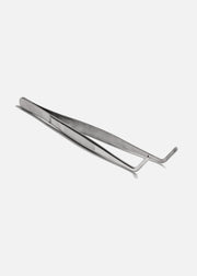 Pinzas delgada curvas de precisión para cocina de acero inoxidable plata 25 cm Premium — imagen de producto