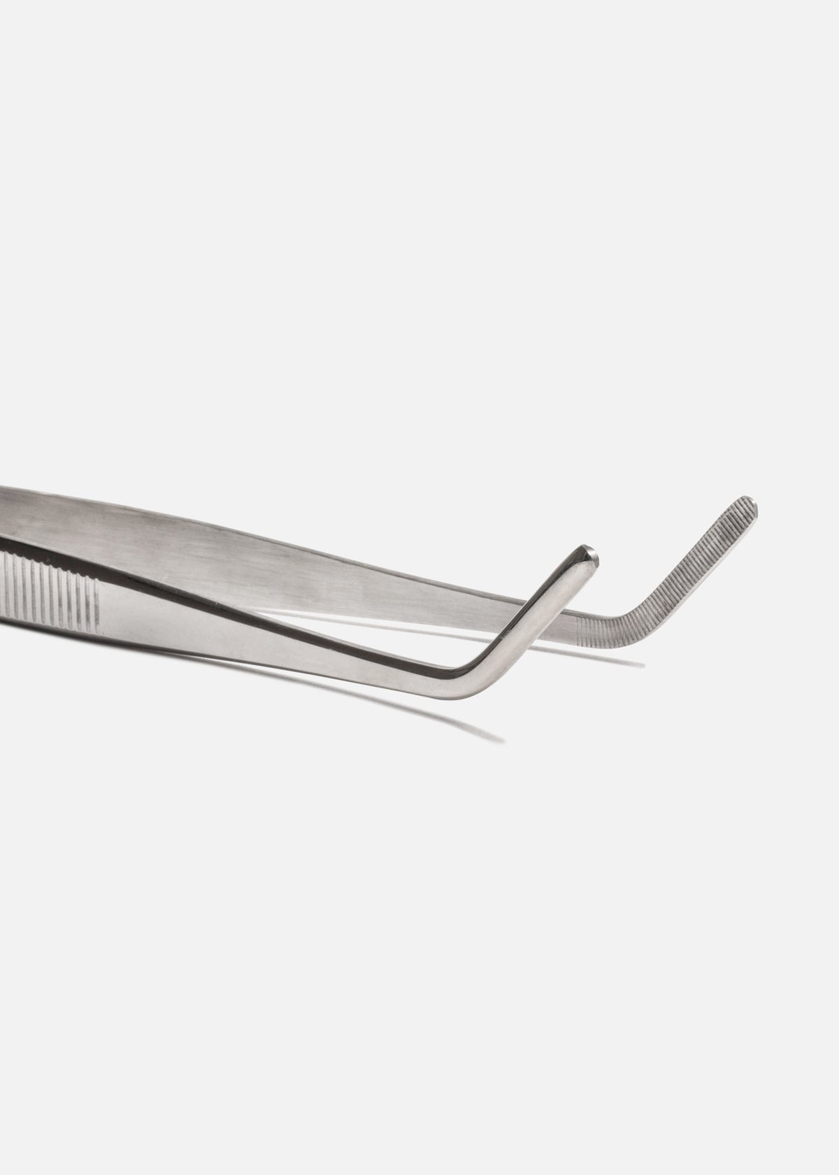 Pinzas delgada curvas de precisión para cocina de acero inoxidable plata 25 cm Premium — imagen de producto
