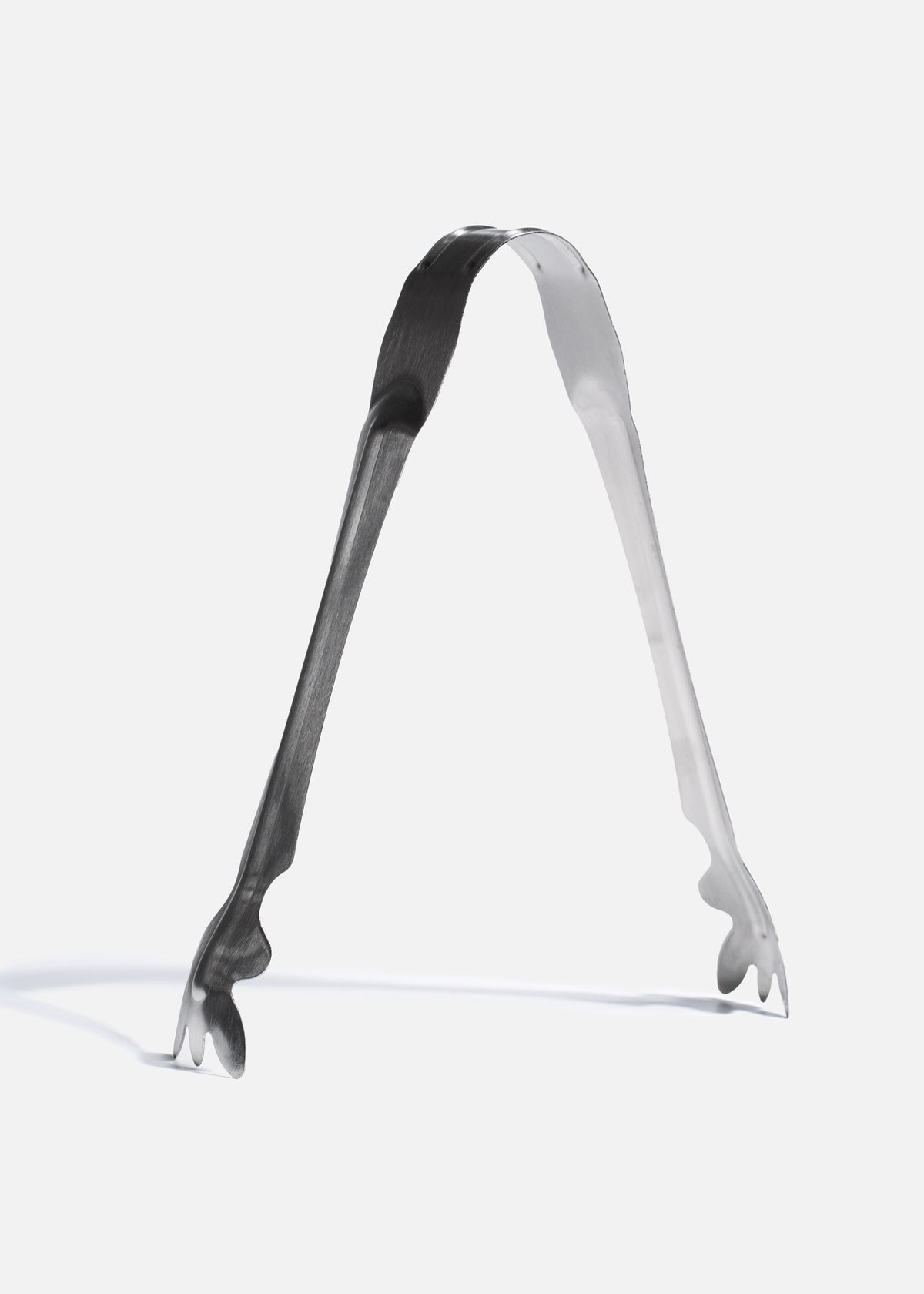Pinzas para hielo de acero inoxidable plata Ice Handlers — imagen de producto, vista 1