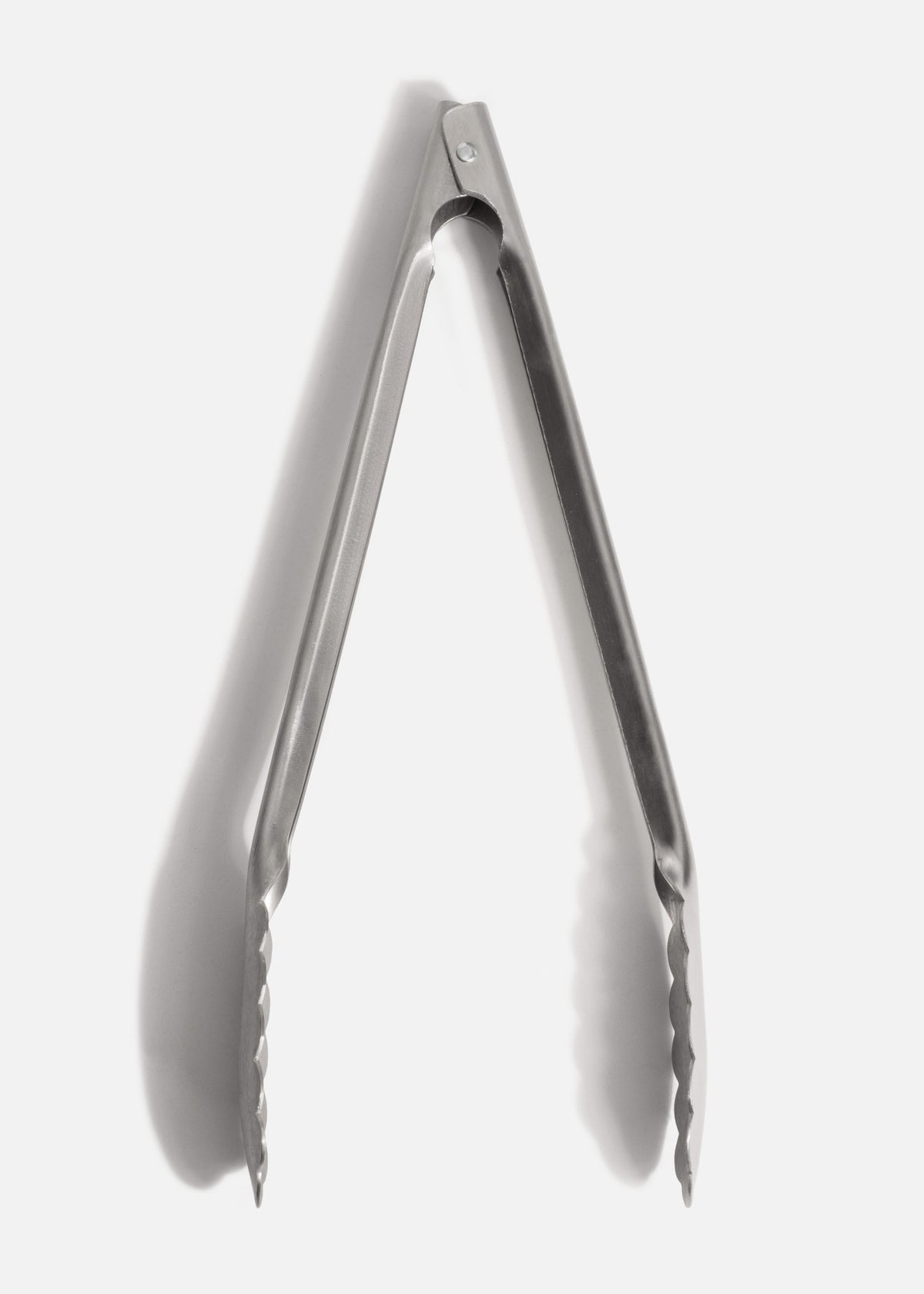 Pinzas para pan y de servicio profesional de acero inoxidable plata  para buffete y cocina 12" — imagen de producto