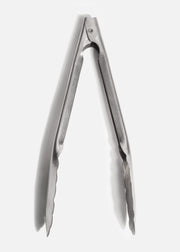 Pinzas para pan de acero inoxidable plata servicio profesional para buffet y cocina 9" — imagen de producto