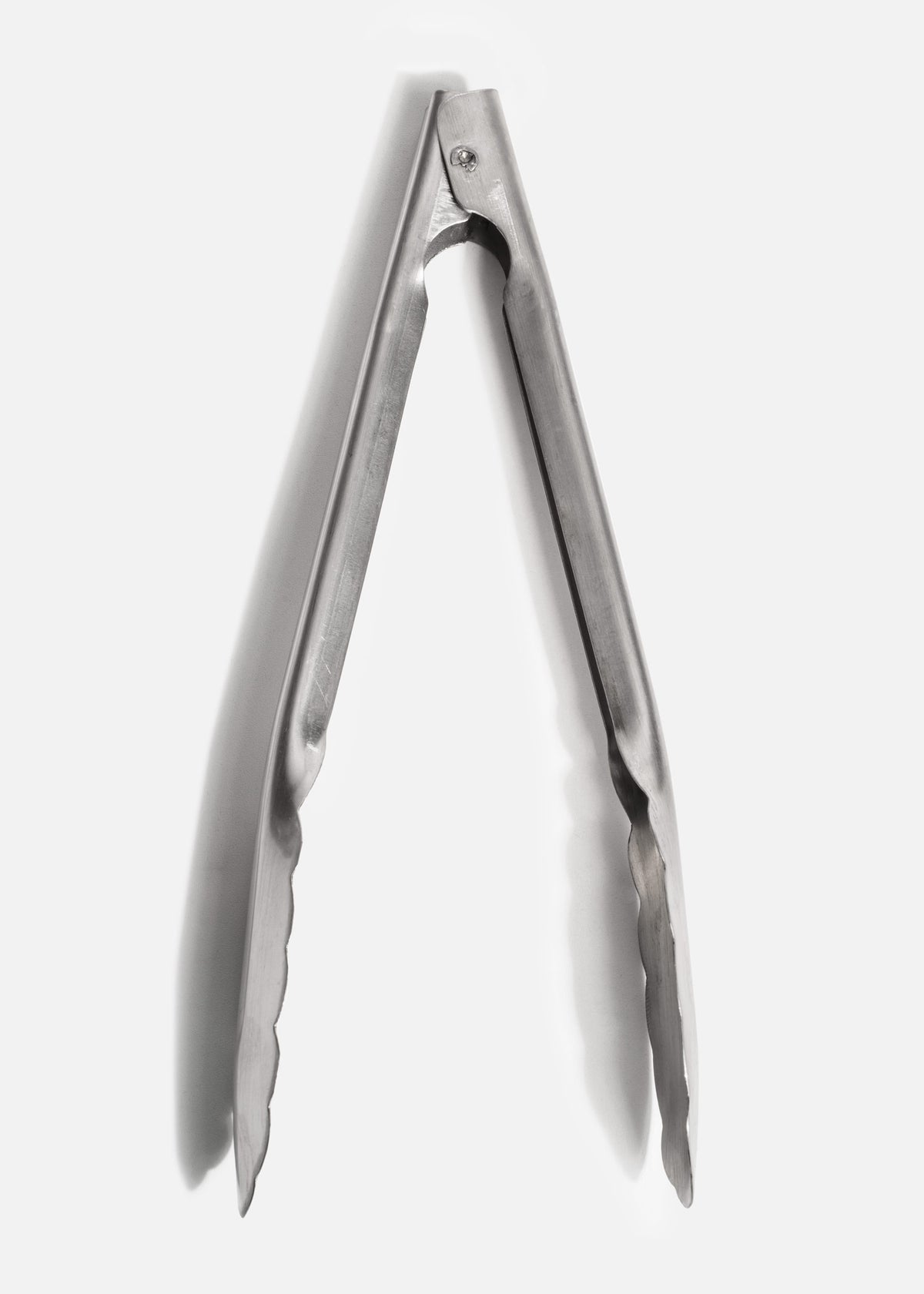 Pinzas para pan de acero inoxidable plata servicio profesional para buffet y cocina 9" — imagen de producto