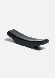 Platito porta palillos de porcelana negro mate 7 cm — imagen de producto, vista 1