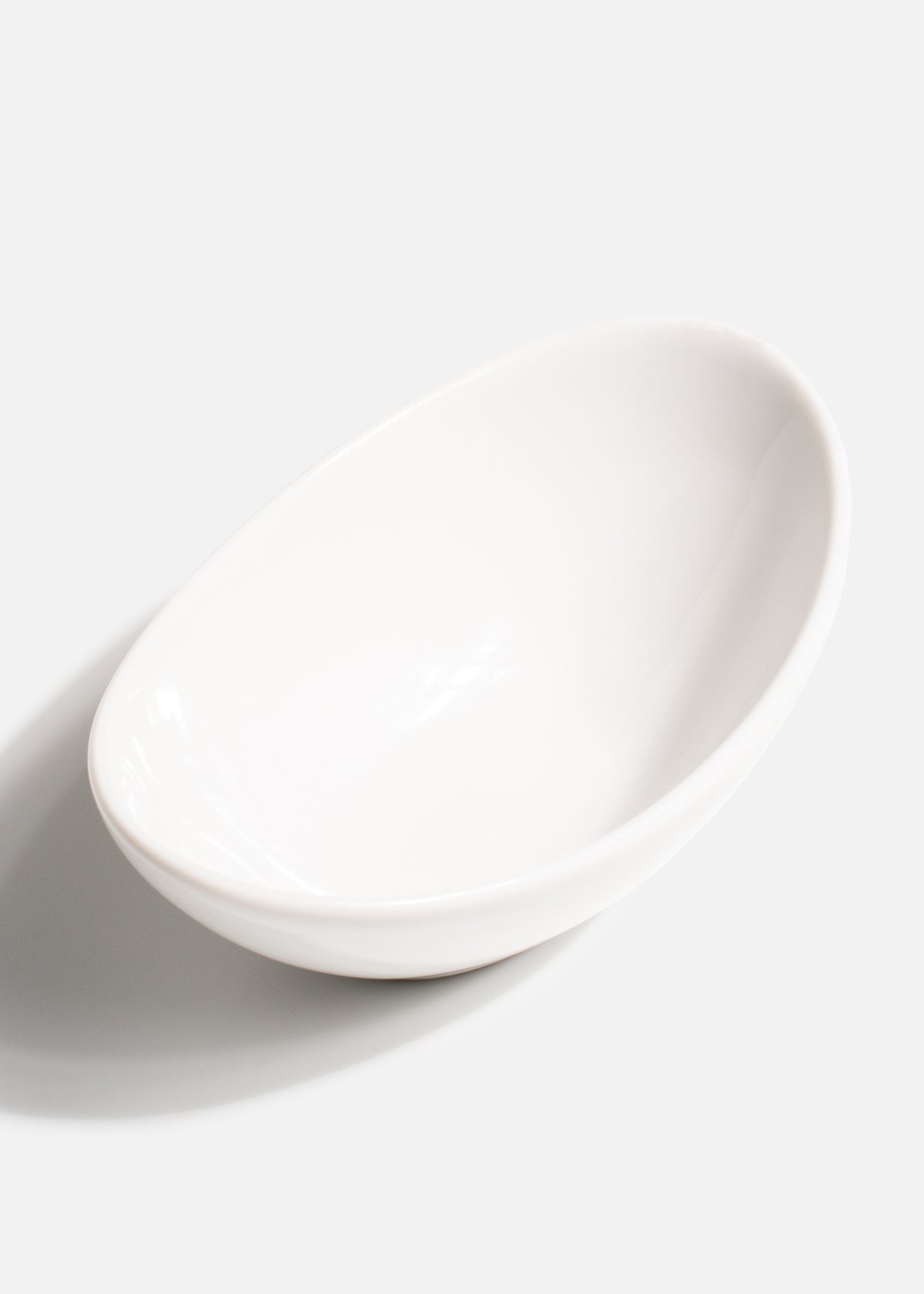 Plato hondo de porcelana blanco White 60 ml — imagen de producto, vista 3