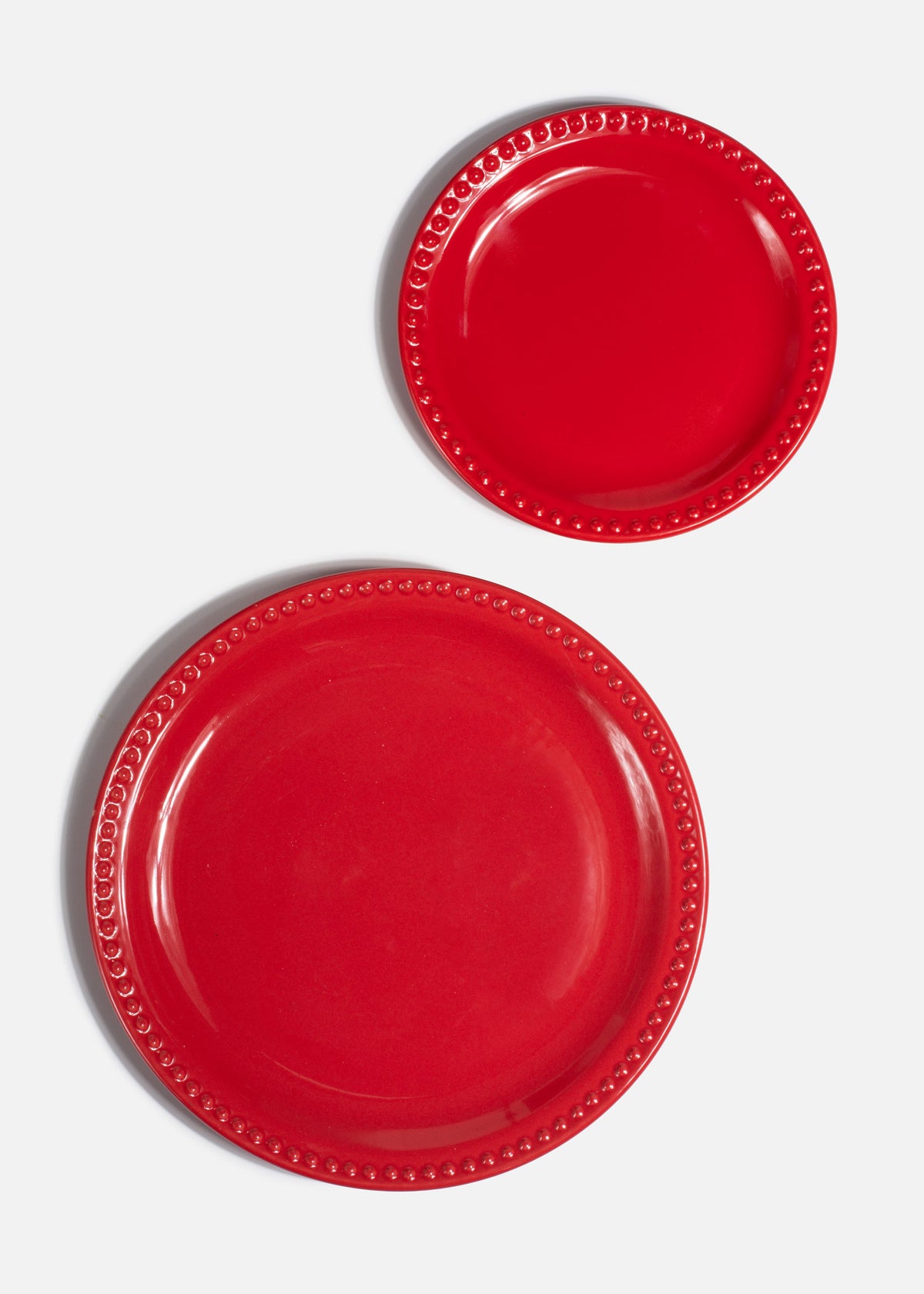 Plato de cerámica rojo Monet Ø 19 cm — imagen de producto, vista 5