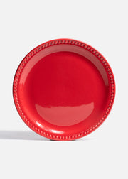 Plato trinche de cerámica rojo Monet Ø 27 cm — imagen de producto