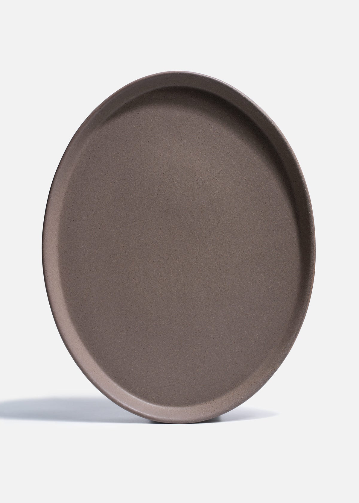 Platos ovalados de porcelana café Organic — imagen de producto