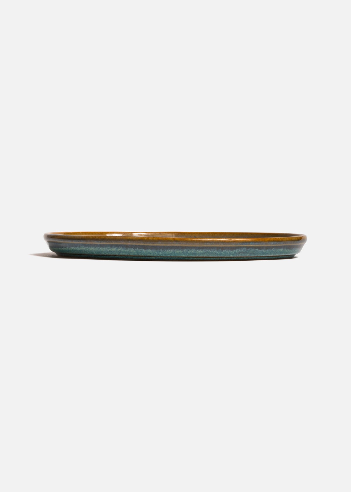 Plato ovalado de porcelana azul Caribe 29x22.7 cm — imagen de producto