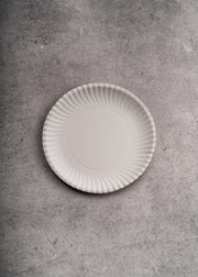 Plato pastelero desechable de papel blanco (No.3) para postres, repostería y eventos Ø 15.5 cm — imagen de producto