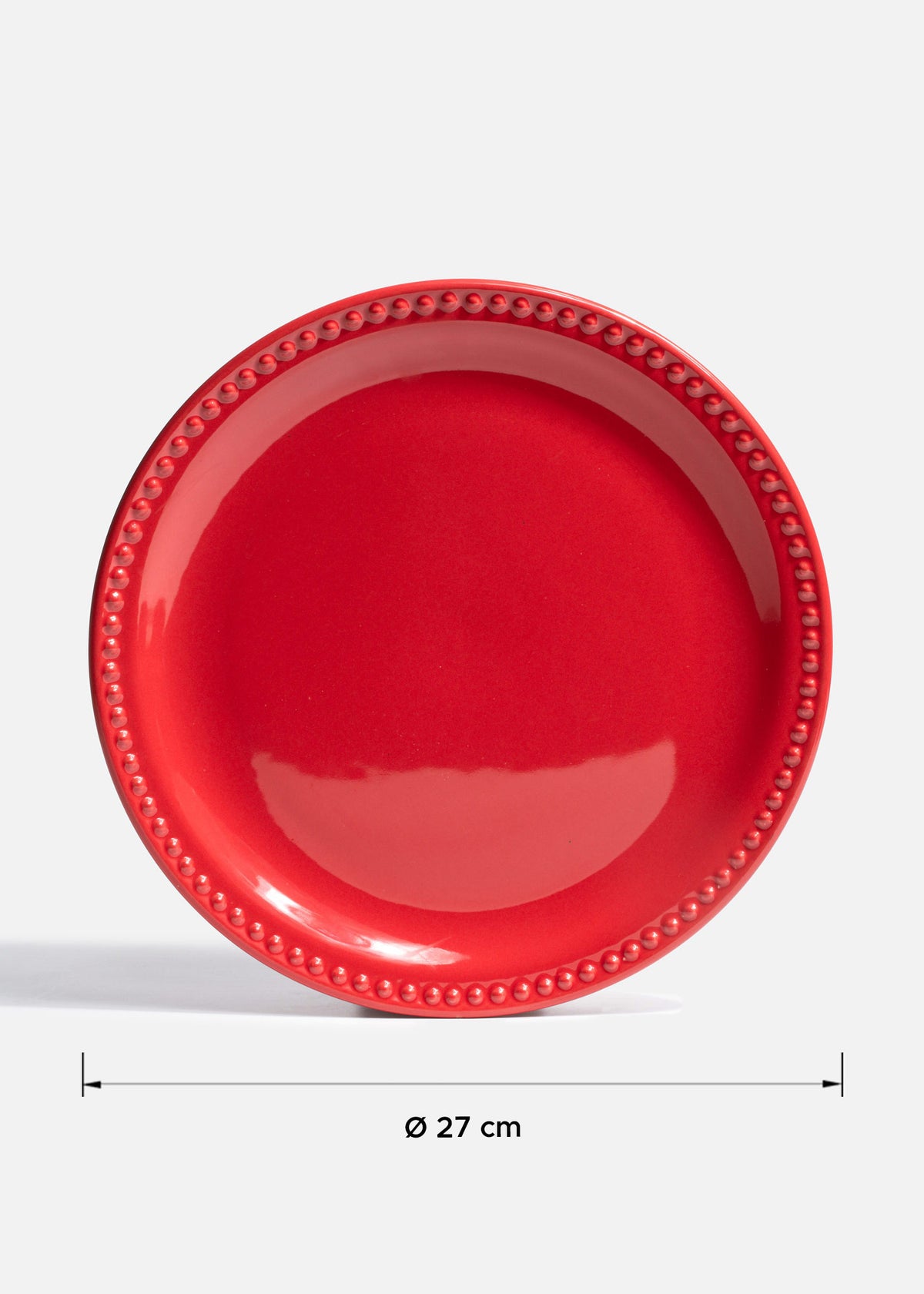 Plato trinche de cerámica rojo Monet Ø 27 cm — imagen de producto
