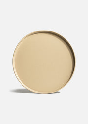 Plato trinche Barcelona de melamina arena mate de 27 cm
