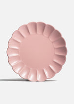 Plato trinche de cerámica premium rosa mate Pétalo Ø 26.5 cm — imagen de producto