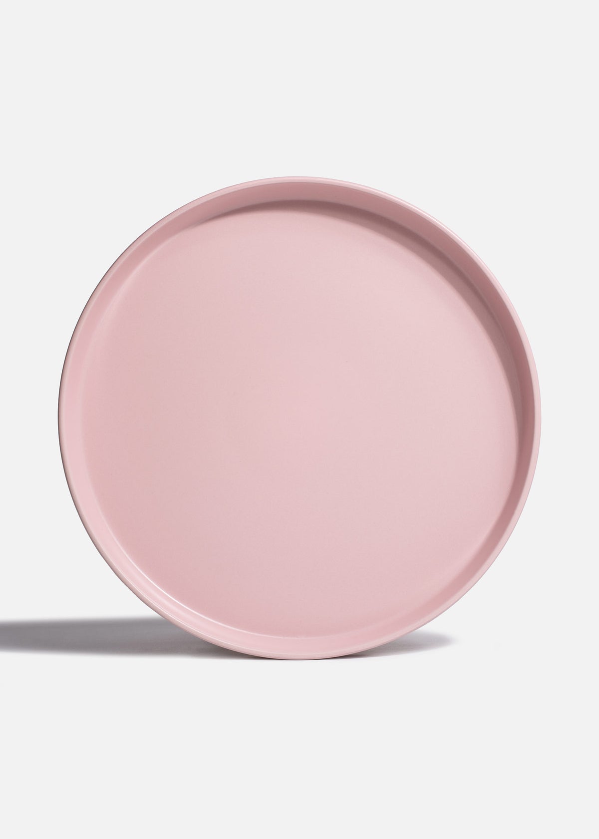 Plato trinche con borde elevado de cerámica rosa mate Stone Lain Ø 26.5 cm — imagen de producto