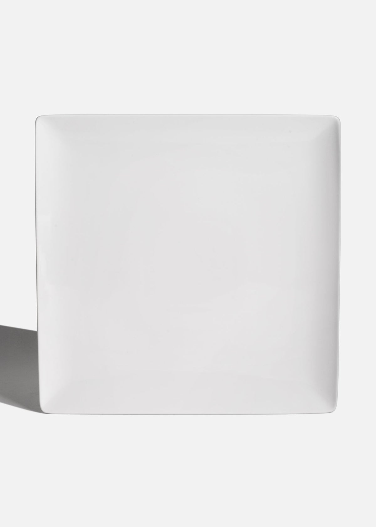 Plato trinche cuadrado de porcelana blanco Messina 30 cm — imagen de producto