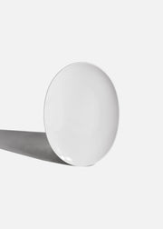 Plato trinche ovalado de porcelana blanco para restaurante elegante Messina 24 cm — imagen de producto