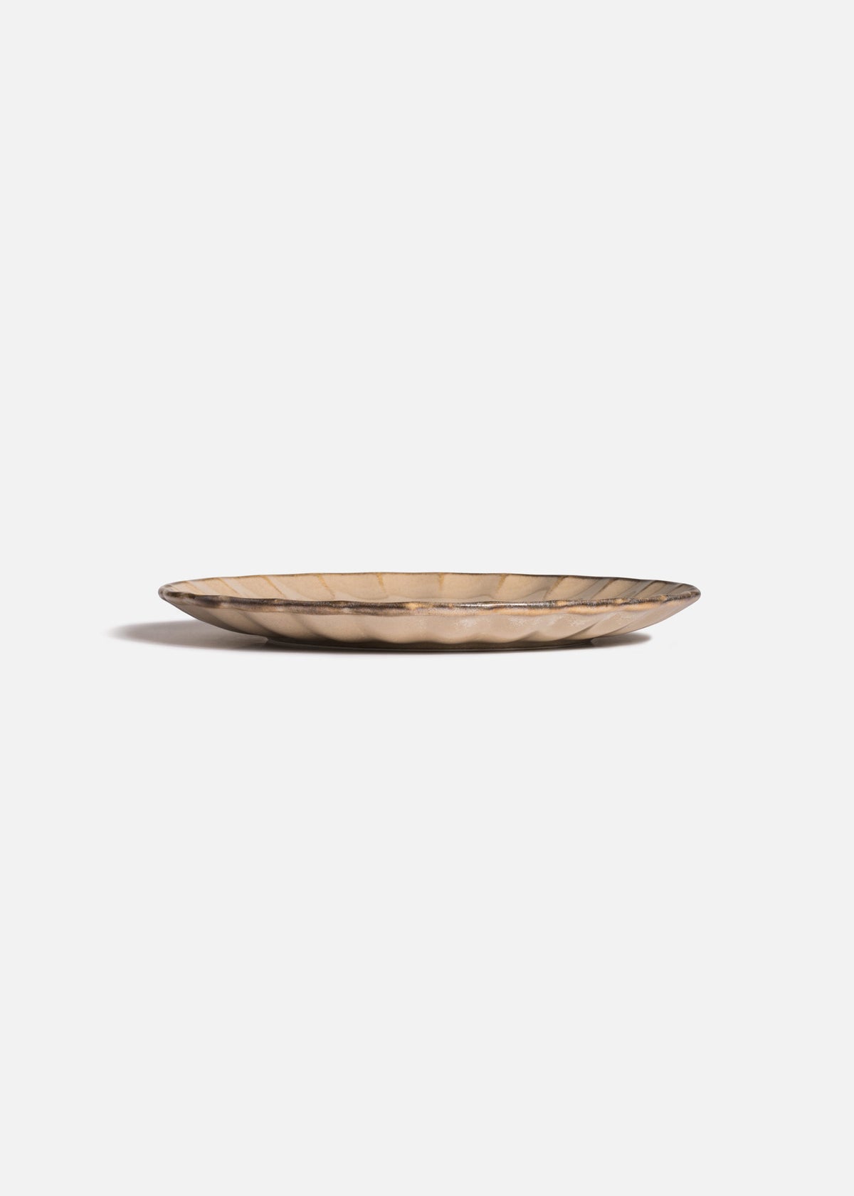Detalle del borde con relieves del plato East Sand