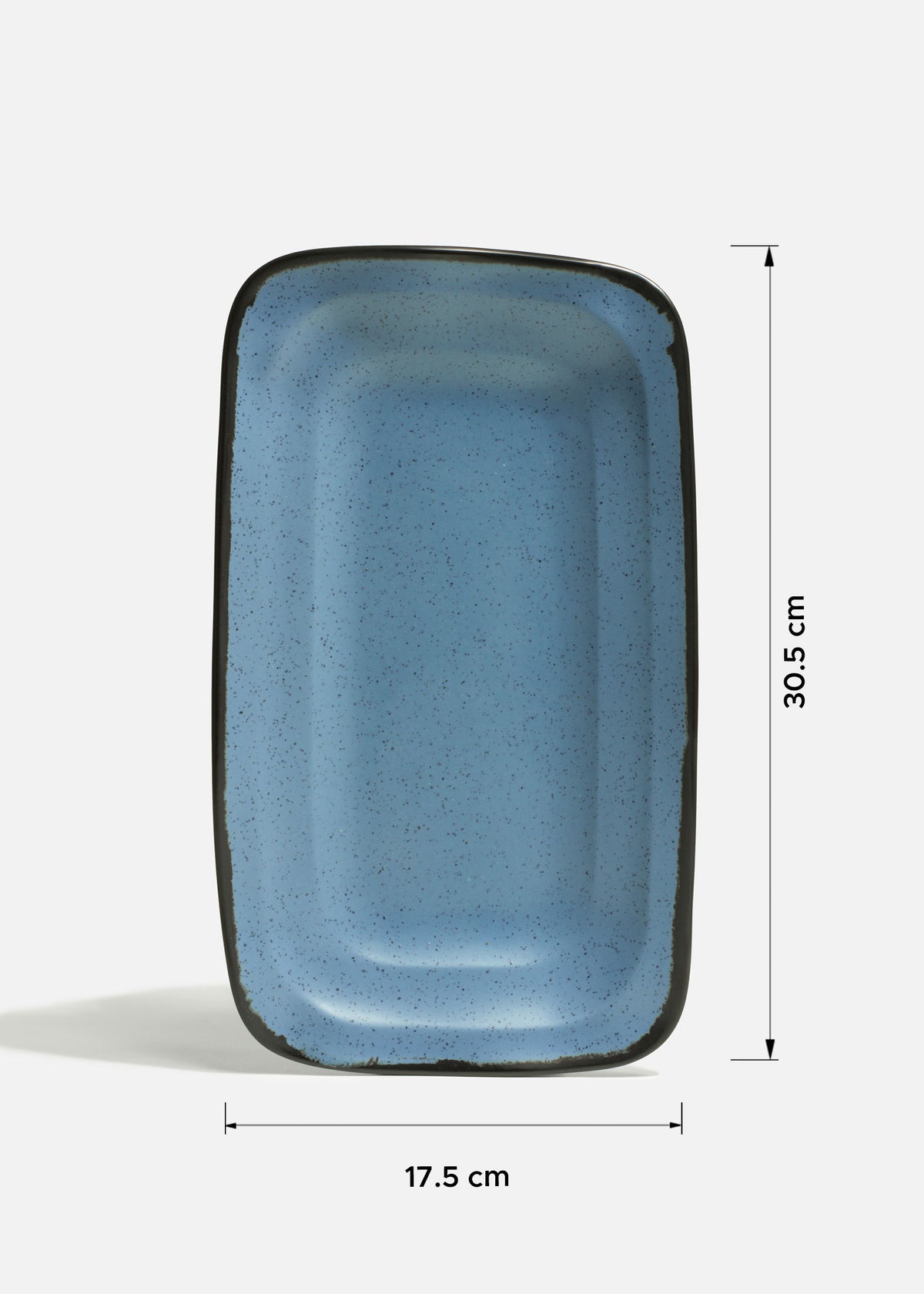 Charolas de melamina azul Beluga 30.5 x 17.5 cm — imagen de producto