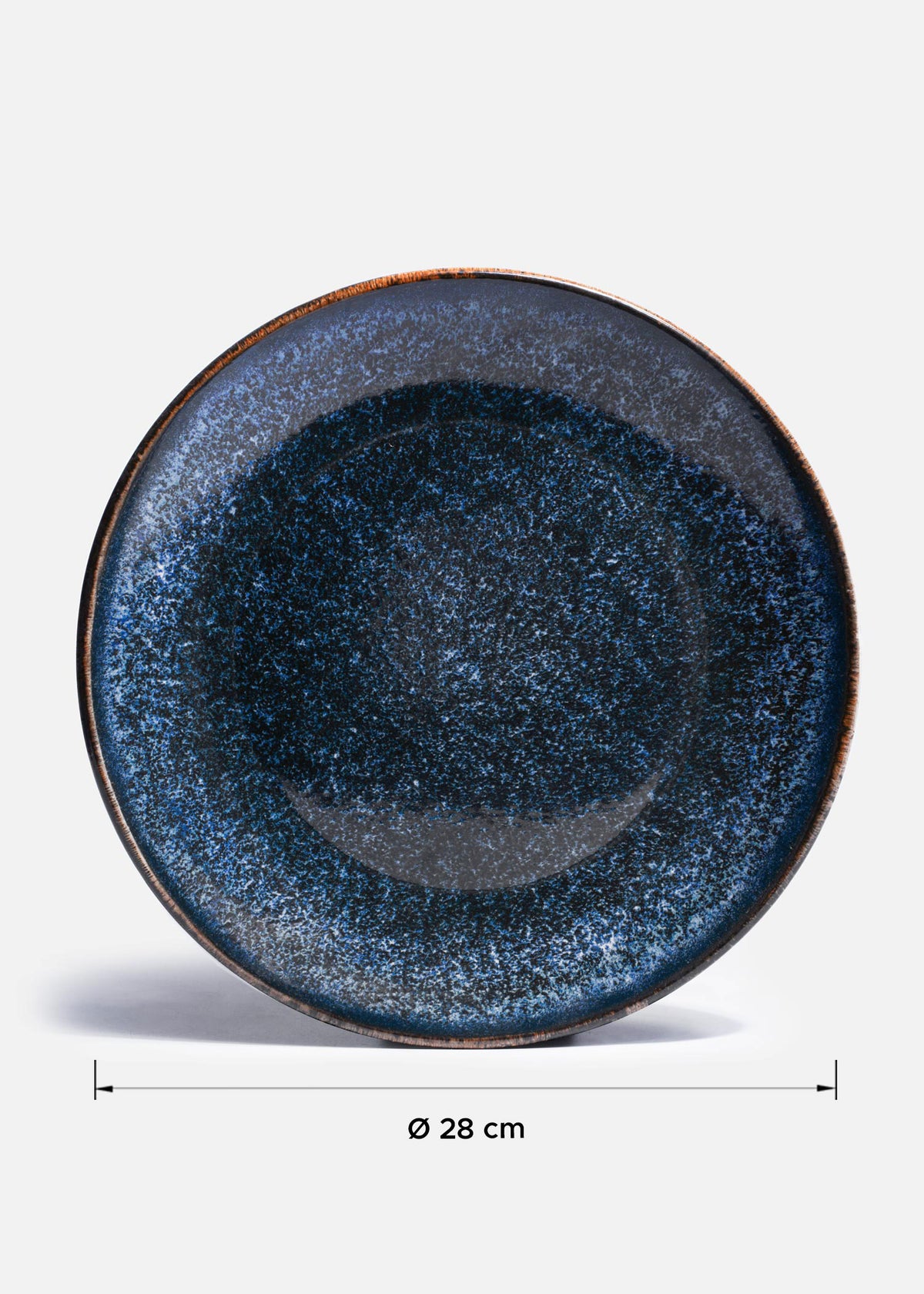 Platos trinche de cerámica azul Regina Cosmos — imagen de producto, vista 2