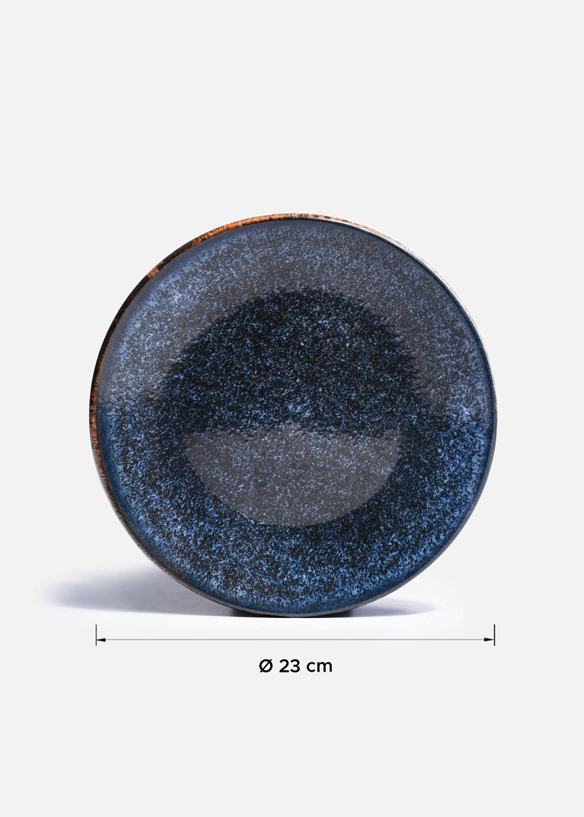 Platos trinche de cerámica azul Regina Cosmos — imagen de producto, vista 3