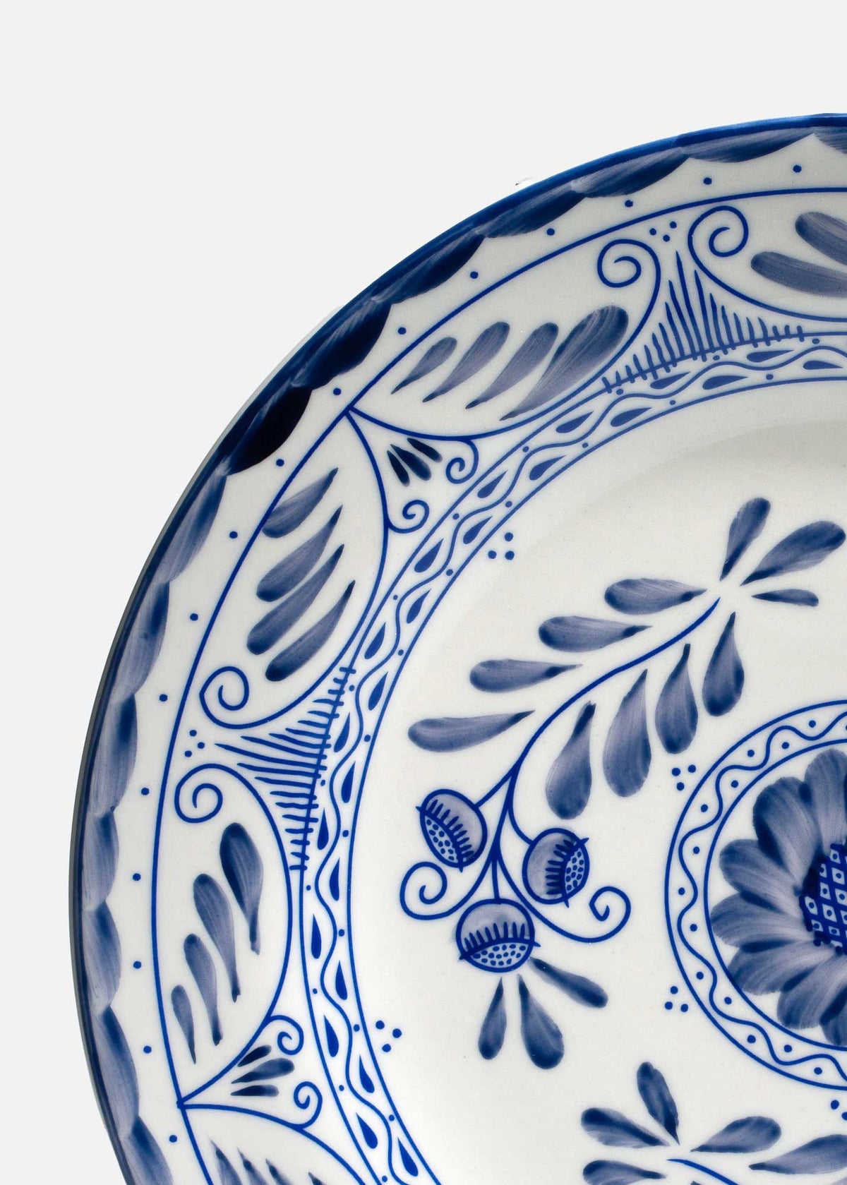 platos porcelana azul banquetes maha