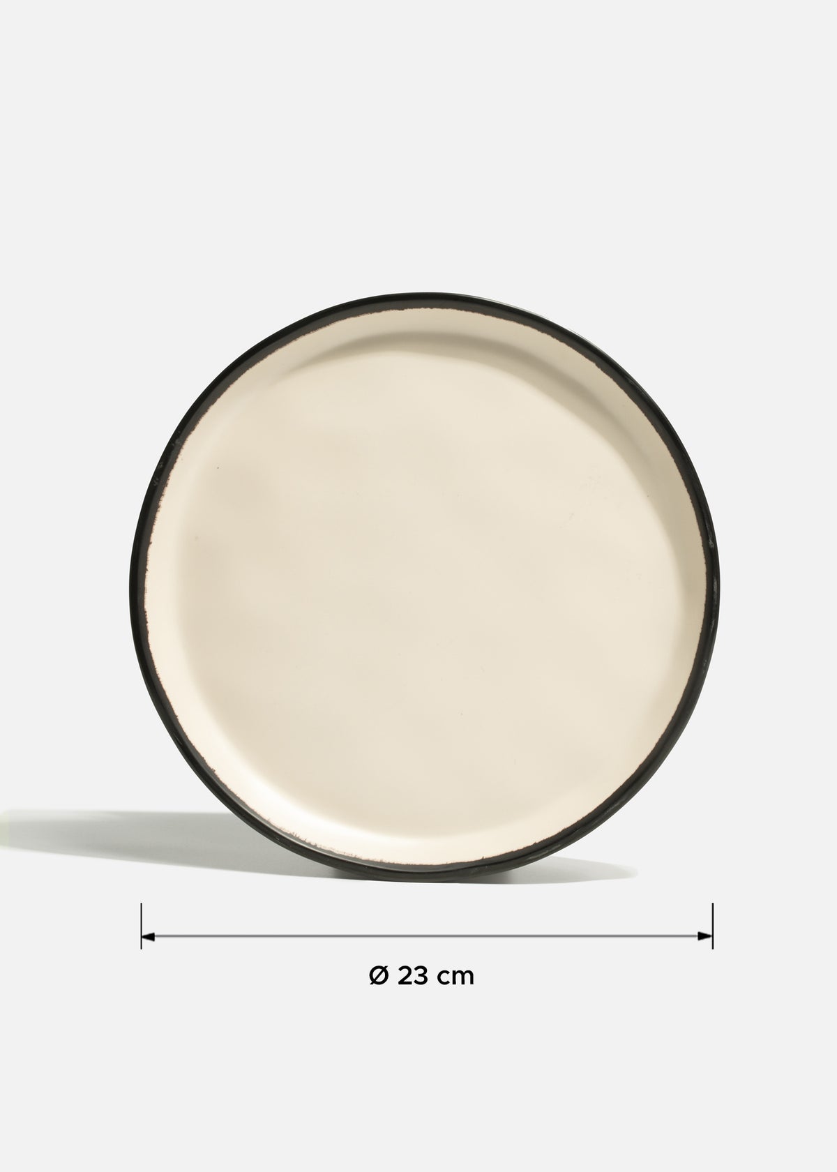 Plato trinche Hygge de melamina beige Beluga Ø 23 cm — imagen de producto