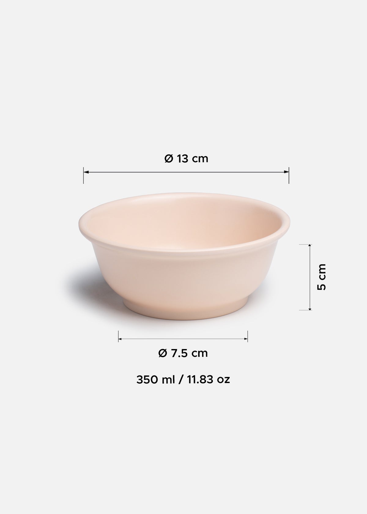 Tazones de melamina beige Neutral Tone — imagen de producto
