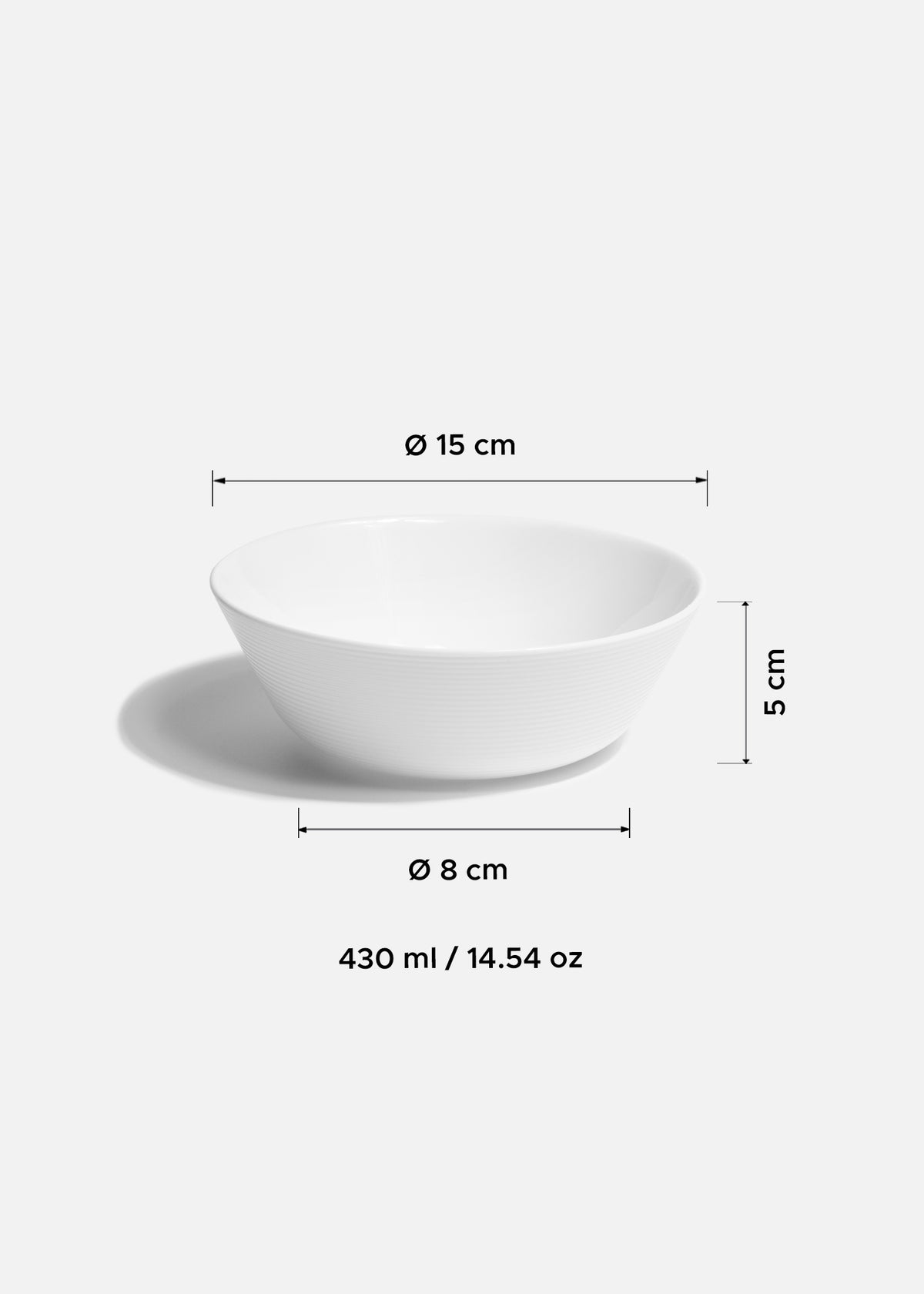 Platos hondos de opalo blanco Antarctic — imagen de producto