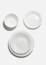 Platos trinche de opalo blanco Antarctic — imagen de producto