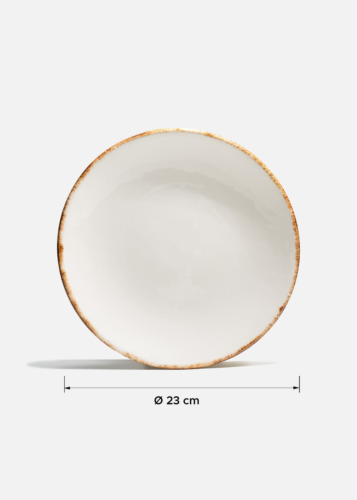 Platos trinche de porcelana blanco Petra — imagen de producto, vista 3