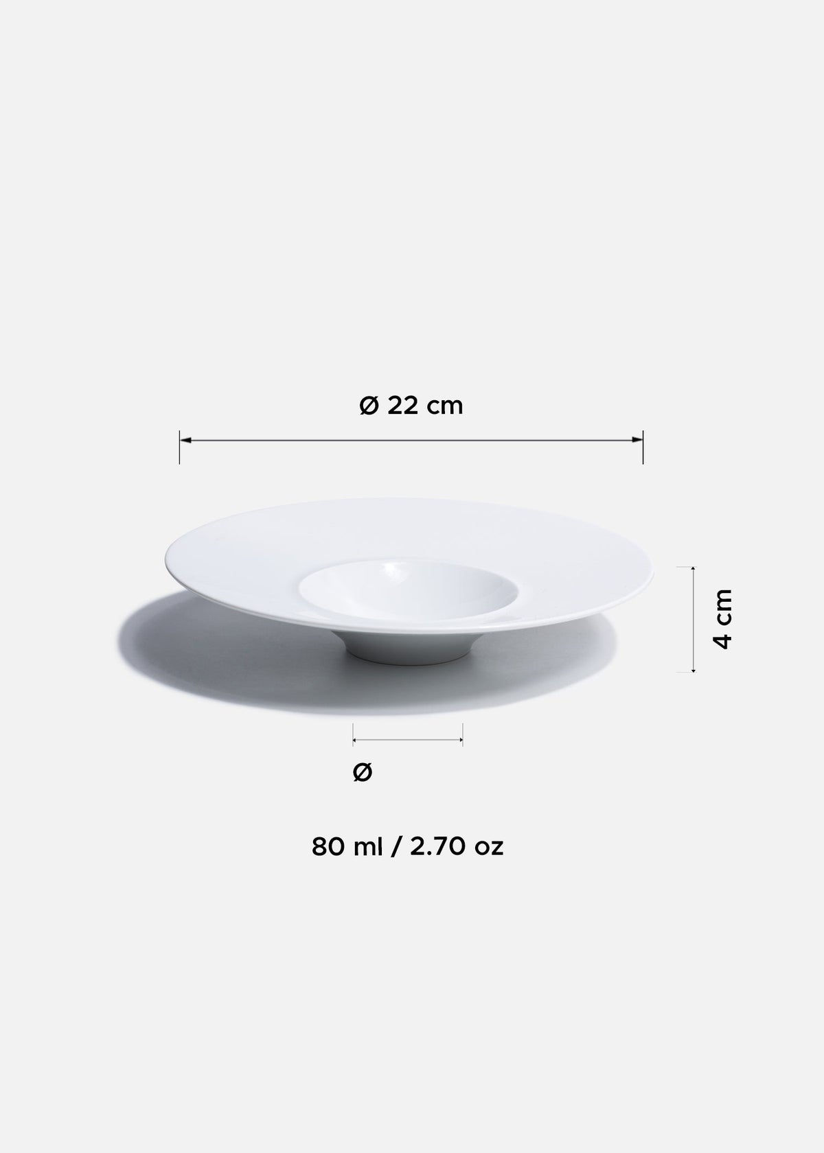 tamaño platos porcelana blanco maha