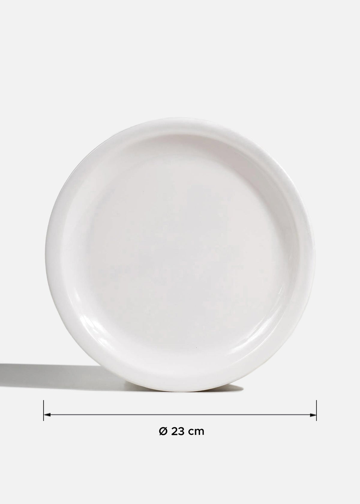 Platos trinche de melamina blanco Institucional — imagen de producto, vista 3