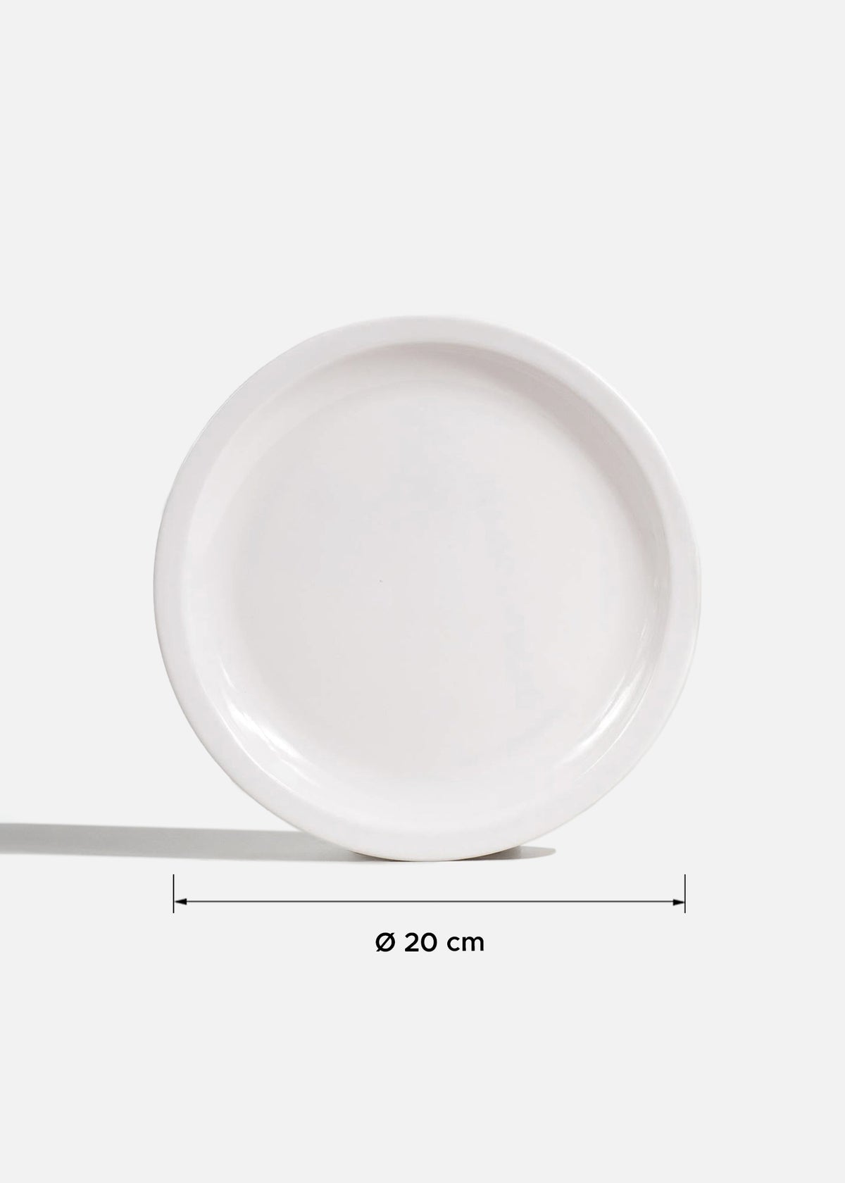 Platos trinche de melamina blanco Institucional — imagen de producto, vista 4