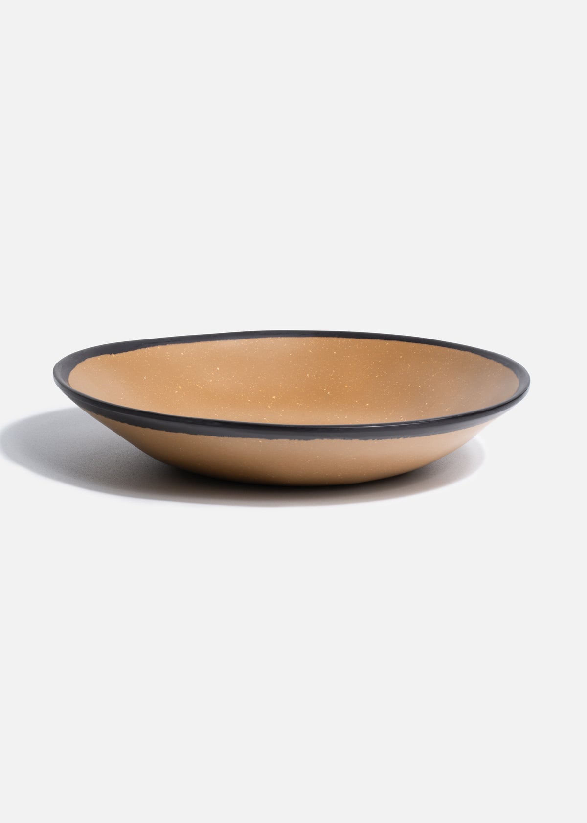 Plato hondo de melamina café Beluga 1 L, Ø 25 cm — imagen de producto