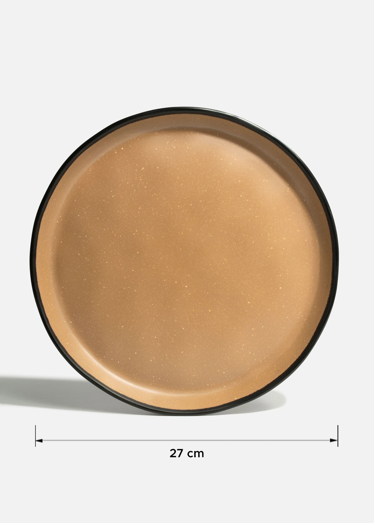 Plato trinche Hygge de melamina café Ø 27 cm — imagen de producto