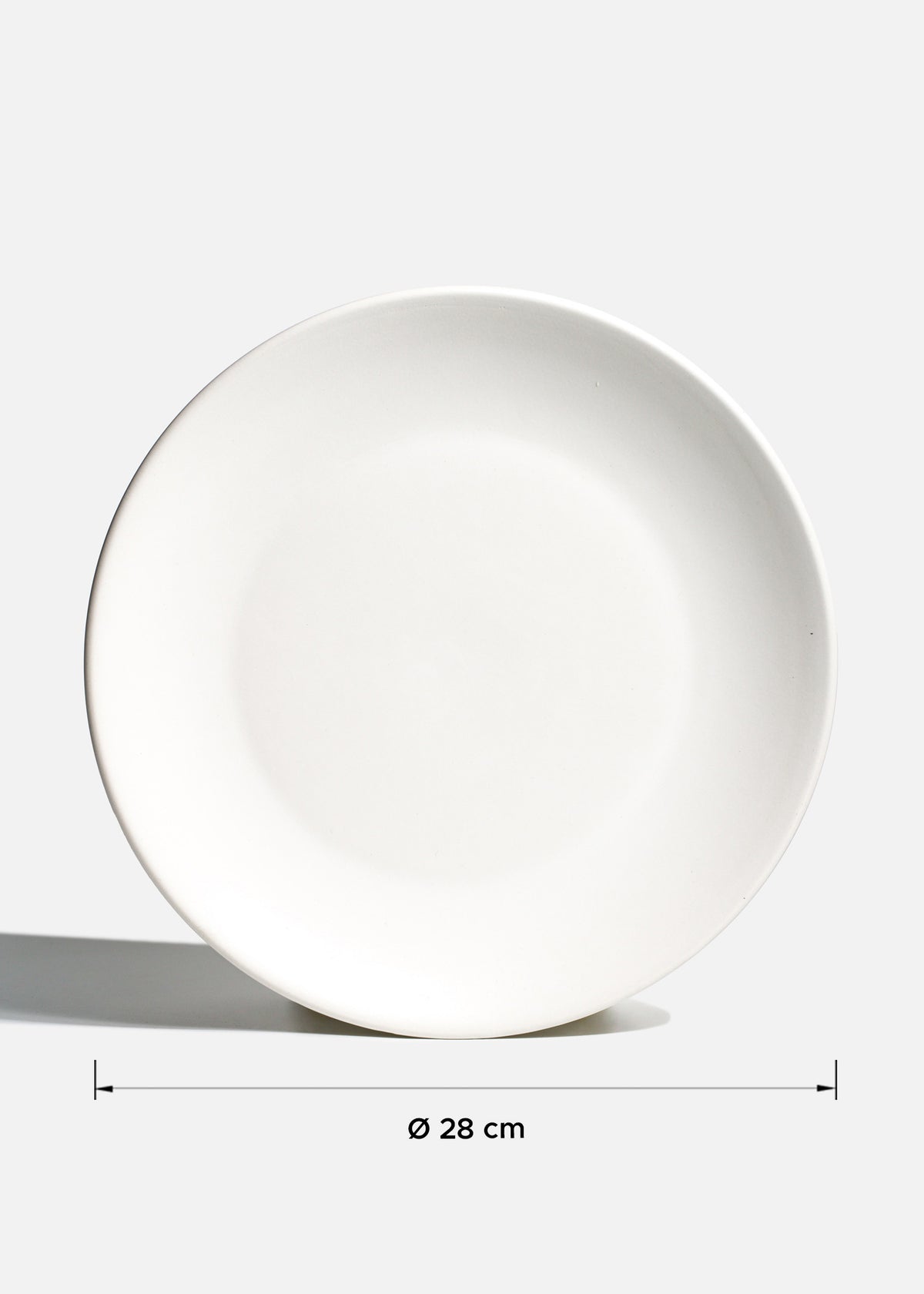 Platos trinche de cerámica blanco Baltimore — imagen de producto, vista 3